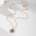 Gold Tone Colorful Evil Eye and Animal Pendant Necklaces view 2