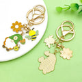 Bee and Honeycomb Charm Keychains with 33 Multi Motif Styles for Bags and Keys view 3