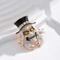 Clown Metal Brooch Pin for Jackets and Lapels Pictured Design view 5