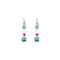 Dried Flower Bottle Novelty Hook Earrings in Five Colors view 8