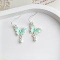 Assorted Multi-Style Pearl Stone Flower Drop Earrings 16 Variants view 4