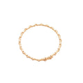 Bamboo Joint Open Bangle Bracelet Clear Stones 2 Colors view 5