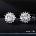 Assorted Clear Stone Stud Earrings In Eight Geometric Designs view 5