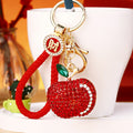 Mixed Jeweled Apple Durian Cranberry Cherry and Mini Fruit Keychains view 10