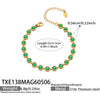 TXE138 Green-Gold Bracelet