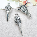 Antique Silver Metallic Bull Totem Metal Charms with 11 Listed Options view 2