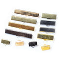 Serrated Ribbon End Clamps in Mixed Sizes and Finishes view 2
