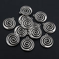Silver Tone Spiral Wire Charms in Assorted Designs view 4