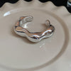 Silver Wavy Cuff