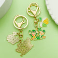 Shamrock Charm Keychains Featuring Boot Across 17 Pictured Variations view 2
