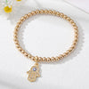 Blue White Hamsa
