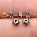 4.7x4.7x2.9mm 0.23g Multi-Color Zinc Alloy Radiating Petal Loose Metal Beads for DIY Bracelet Jewelry