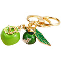 Leaf, Persimmon and Orange Charm Keychains in Three Pictured Colors view 5