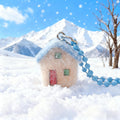 Fuzzy Felt House Phone Strap And Bead Chain Charms Six Styles view 7