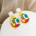 Thirty-One Colorful Novelty Pattern Statement Earrings view 6