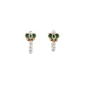 Floral Pearl Earrings and Ear Cuff in Three Coordinated Designs view 5