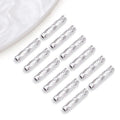 Rose Gold-Tone Faceted Tube Metal Beads with 12 Listed Options view 6
