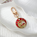Red Moon and Mushroom Lobster-Clasp Charms in Four Metal Finishes view 2