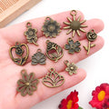 Gold-Tone Sunflower Metal Charms with 25 Listed Options view 3