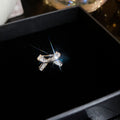 Silver Tone Butterfly and Wing Crystal Ear Cuffs Fashion Jewelry view 6