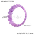 Natural Stone Bead Stretch Bracelet Colorful Oval Chip Styles view 7