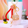 Red-Cord White-Handbag