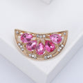 Crystal Watermelon Slice Brooch In 2 Styles With Enamel And Crystal Details view 7