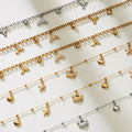 Sea Life Multicharm Necklace Collection in Two Metal Tones view 3