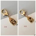 Gold Tone Chinese Good-Fortune Tag Lobster-Clasp Charms in Six Designs view 9