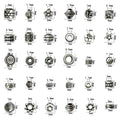 Antique Silver Spacer Bead Metal Beads with 25 Listed Options view 7