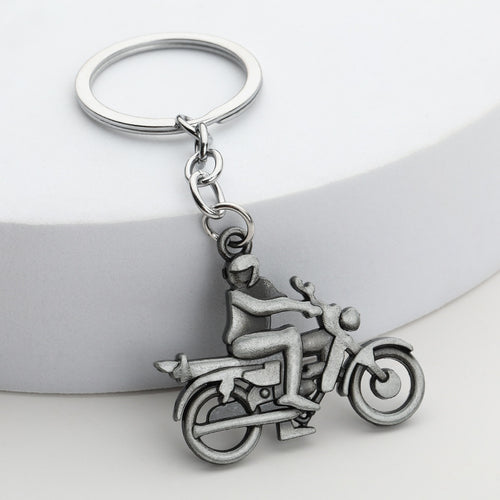 Creative Motorcycle Metal Keychain Gift Bag Charm Accessory