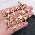 Yellow Key Metal Charms with 26 Listed Options for Jewelry Making view 4