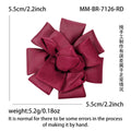 Layered Ribbon Bow Brooch In Six Solid Colors Decorative Lapel Pin view 8