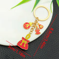 Seven Panda Rice Dumpling Bamboo and Koi Keychains view 12