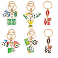 Heart Charm Keychains in 57 Pictured Variations for Bags and Keys view 5