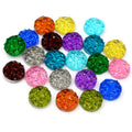 Round Resin Crystal Cluster Flatback Cabochons in 38 Variations view 4