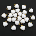 Colorful Enamel Mini Heart Charms in Nine Color Options view 4