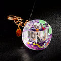 Liquid Mahjong Dice Keychains with Fortune and Loose Heart Loop Options view 9