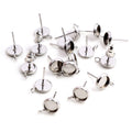 Round Stainless Steel Earring Post Trays with Hanging Loops view 4