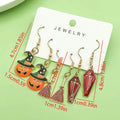Halloween Charm Drop Earring Sets in Enamel and Antique Silver view 6