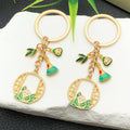 Rice Dumpling, Leaf and Tassel Enamel Keychains, 2 Styles view 2