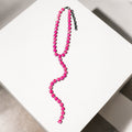 Long Y Shape Crystal Bead Necklaces in Three Colors view 5