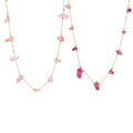 Candy Color Irregular Natural Stone Gold Station Necklace view 5