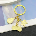 Independence Day Star and Flag Enamel Keychains, 8 Designs view 4
