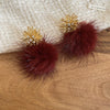 Burgundy Pom Pom