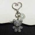 Glitter Teddy Bear and Heart-Clasp Charms in Six Colors view 7
