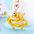 Mixed Jeweled Chinese Dragon Keychains in Thirty Eight Pictured Styles view 9