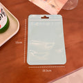 Pastel Resealable Pouches with Clear Front Windows view 4