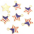 Enamel-Look Gold Silver Heart Alloy Charms in 8 Styles view 8