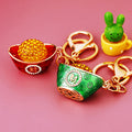 Jeweled Gold Ingot Keychains in Five Colors plus Assorted Option view 2